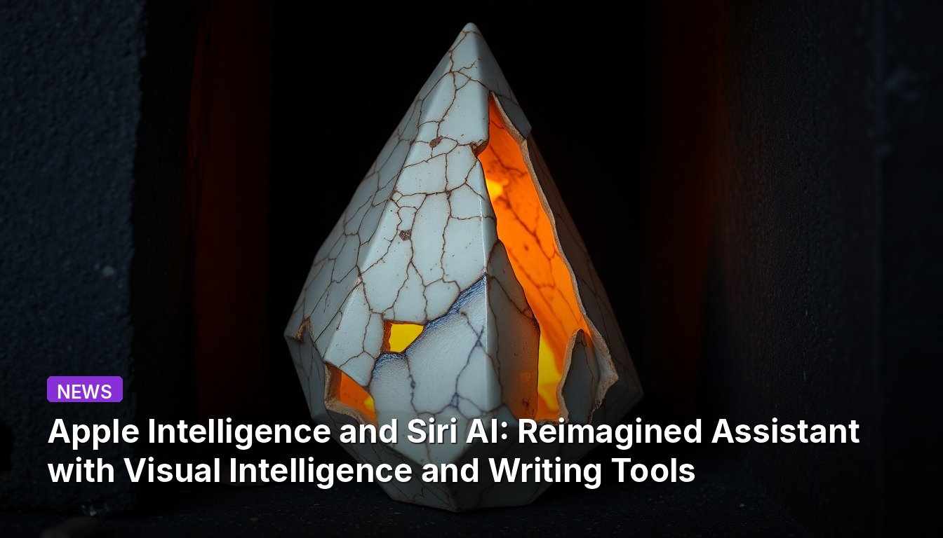 Inteligencia de Apple y Siri AI: Asistente reimaginado con inteligencia visual y herramientas de escritura