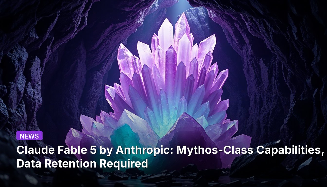 Claude Fable 5 de Anthropic: Capacidades de clase Mitológica, Retención de Datos Requerida