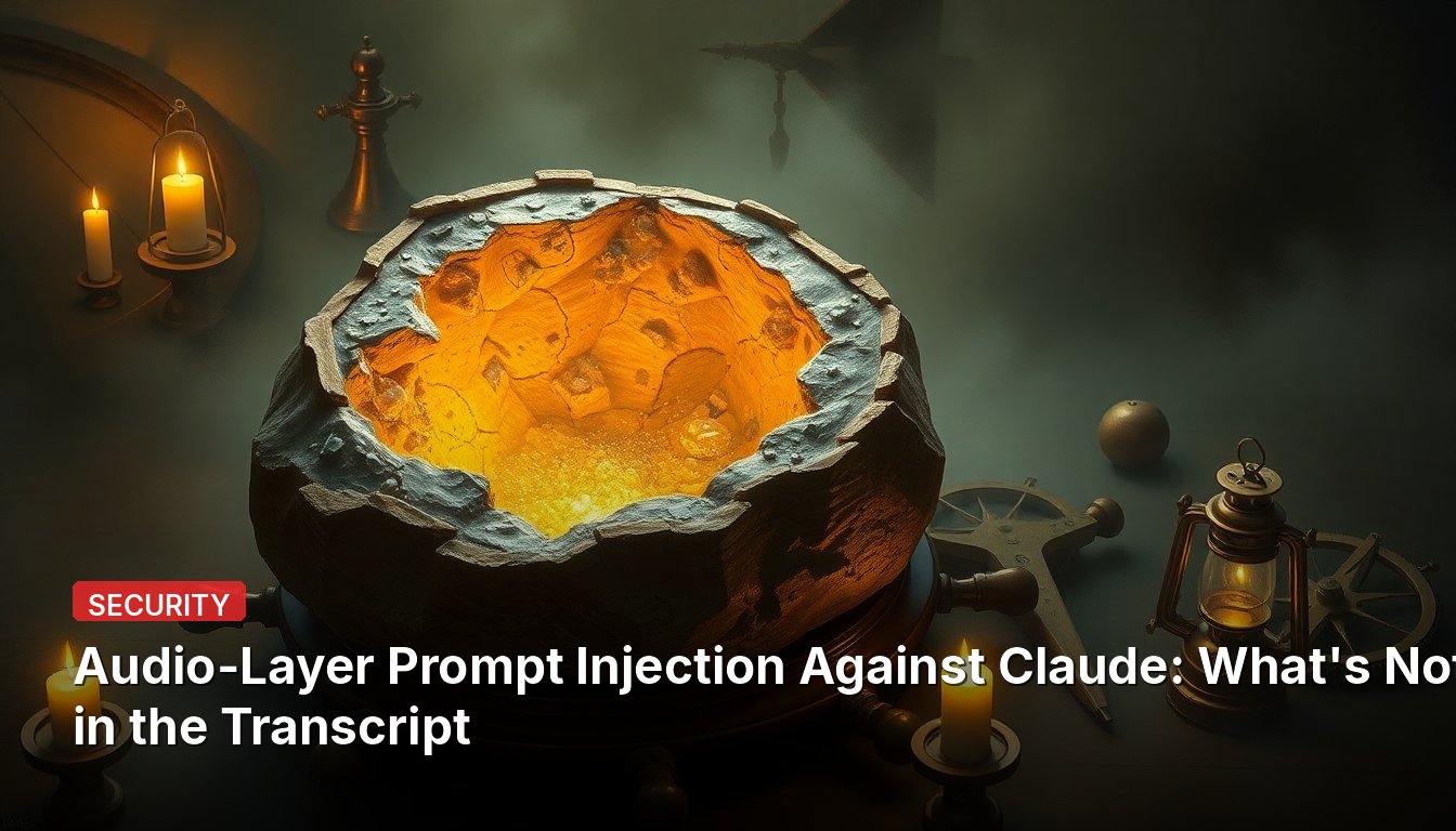 Audio-Layer Prompt Injection gegen Claude: Was nicht im Transkript steht