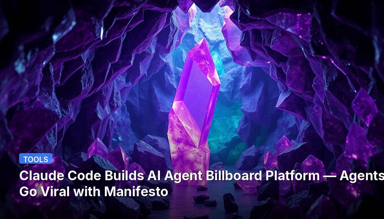 Claude Code crea plataforma de anuncios con agente de IA: agentes se vuelven virales con manifiesto