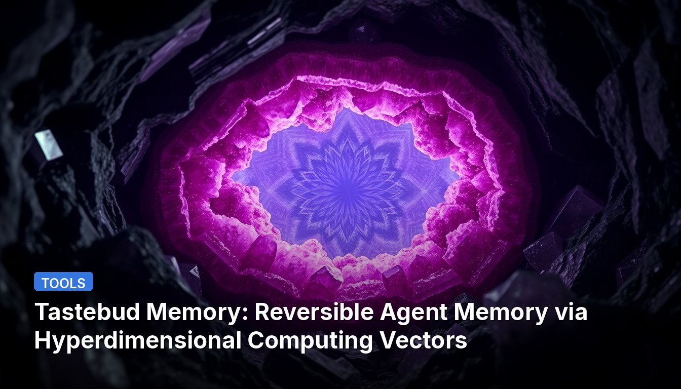 Memoria de Papilas Gustativas: Memoria de Agente Reversible mediante Vectores de Cómputo Hiperdimensional