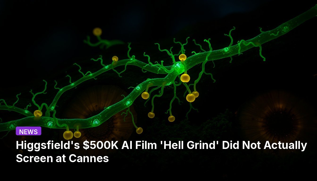 El filme de IA de $500K de Higgsfield, 'Hell Grind', no se proyectó realmente en Cannes