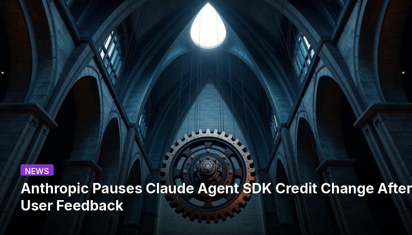 Anthropic приостанавливает изменение кредитов Claude Agent SDK после отзывов пользователей