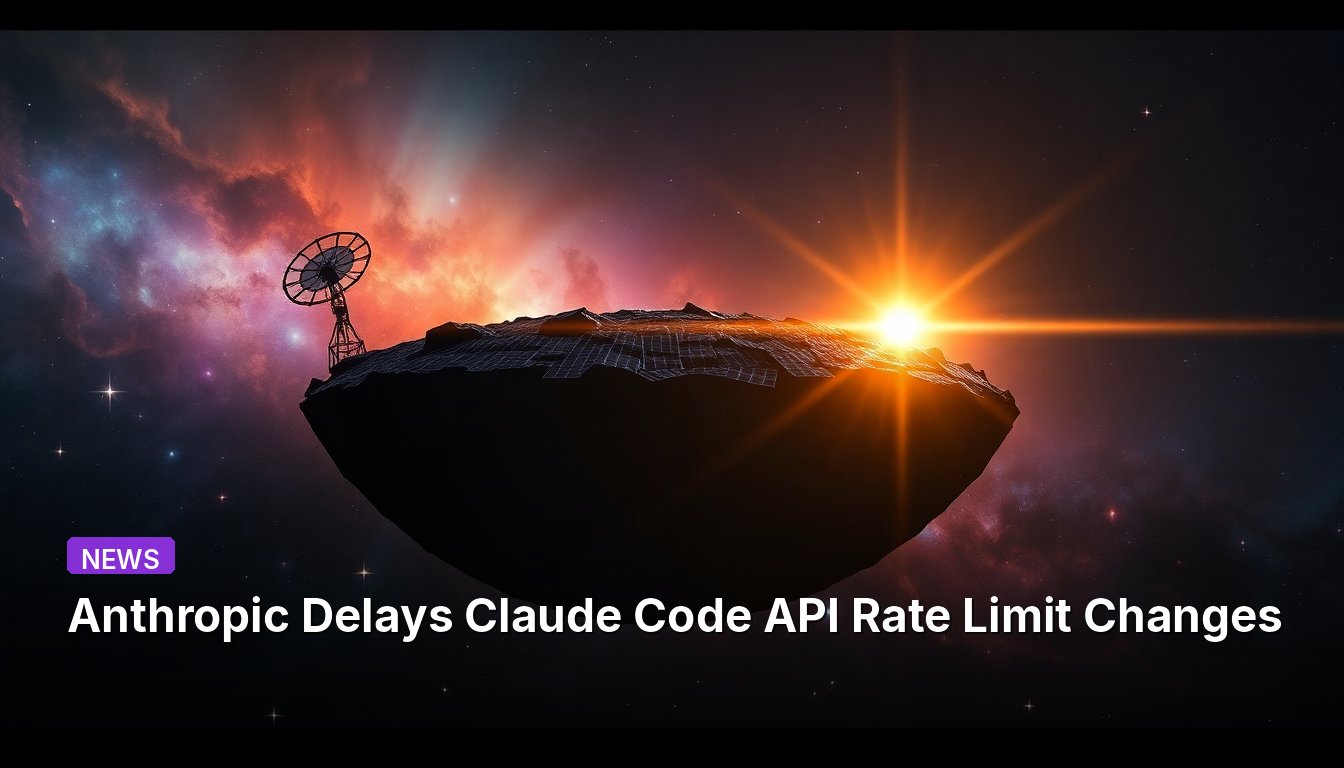 Anthropic откладывает изменения лимитов скорости API Claude Code
