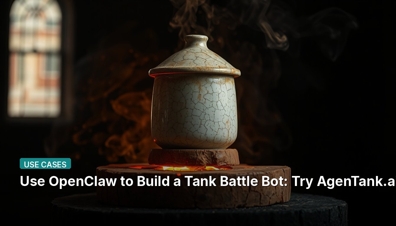 Usa OpenClaw para Construir un Bot de Batalla de Tanques: Prueba AgenTank.ai