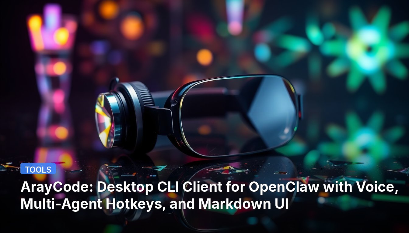 ArayCode: Десктопный CLI-клиент для OpenClaw с голосом, мультиагентными горячими клавишами и Markdown UI