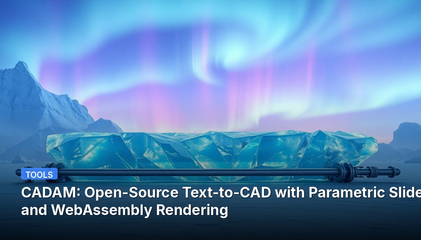 CADAM: Open-Source Text-zu-CAD mit parametrischen Schiebereglern und WebAssembly-Rendering