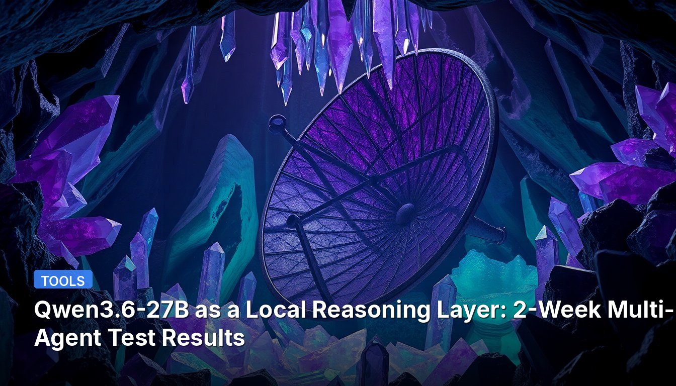 Qwen3.6-27B как локальный слой рассуждений: результаты двухнедельного тестирования мультиагентной системы