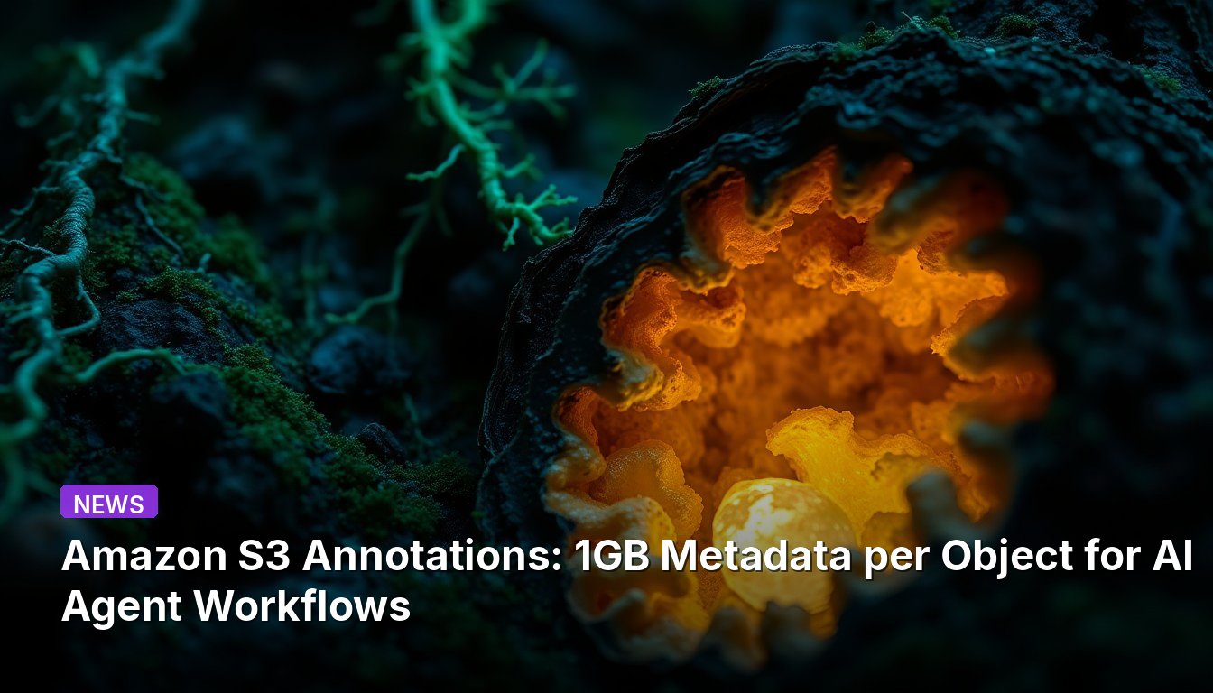 Anotaciones de Amazon S3: 1GB de metadatos por objeto para flujos de trabajo de agentes de IA
