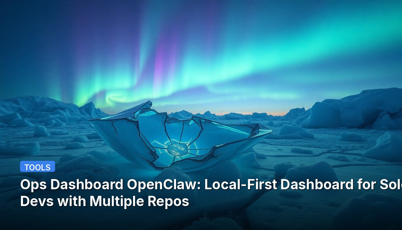 Ops Dashboard OpenClaw: Lokales Dashboard für Solo-Entwickler mit mehreren Repos
