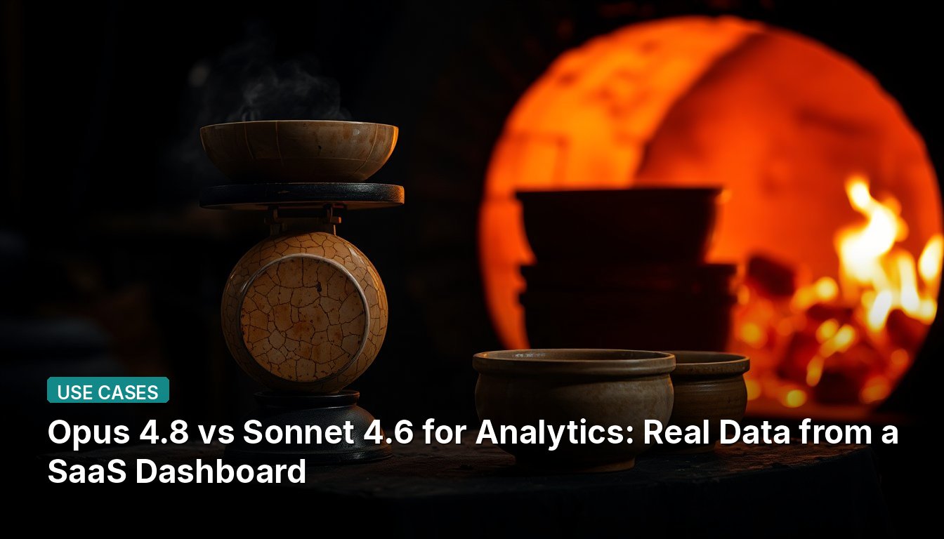 Opus 4.8 vs Sonnet 4.6 para Análises: Dados Reais de um Painel SaaS