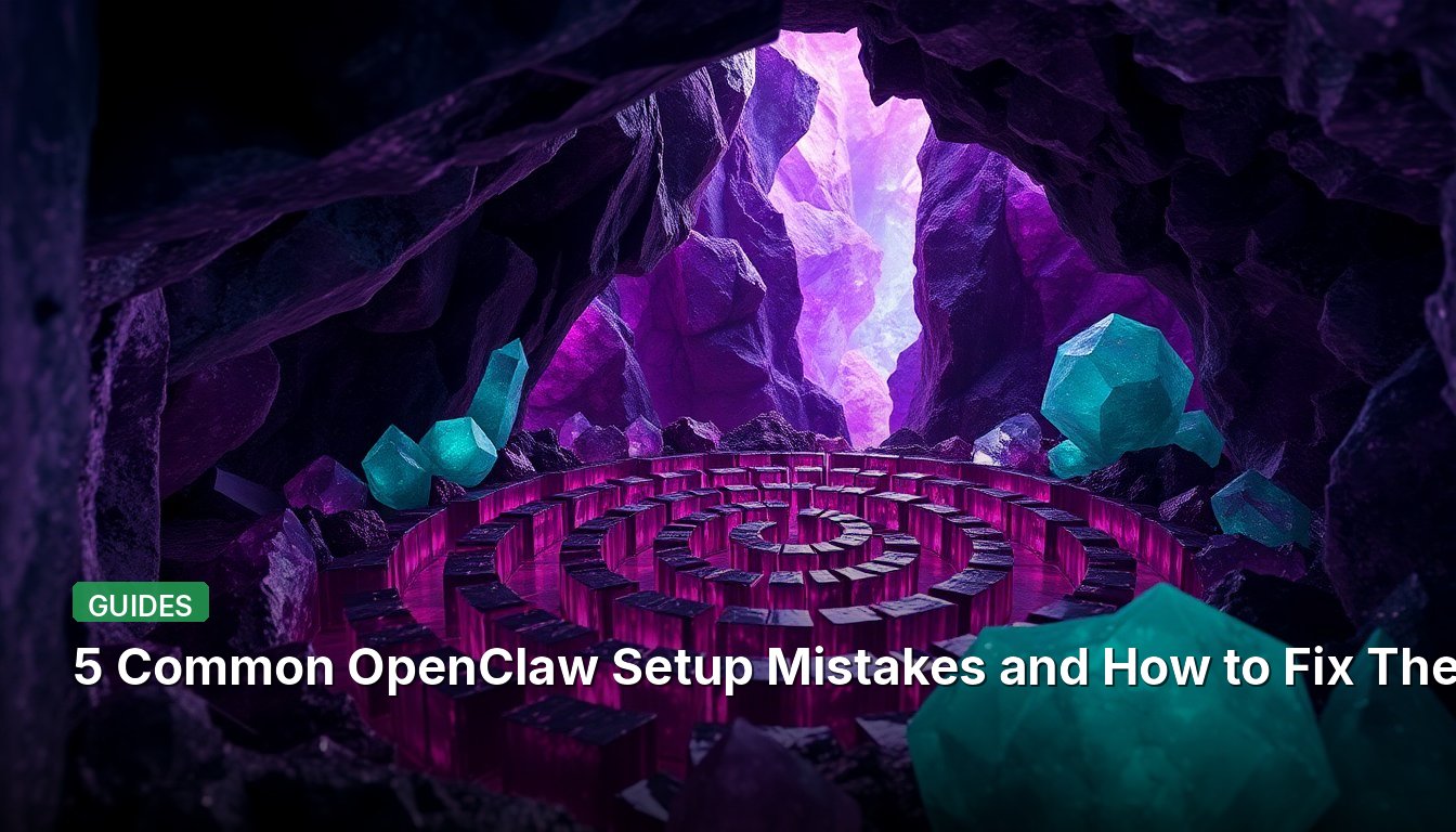 OpenClaw 설정 시 흔히 하는 가지 실수와 해결 방법