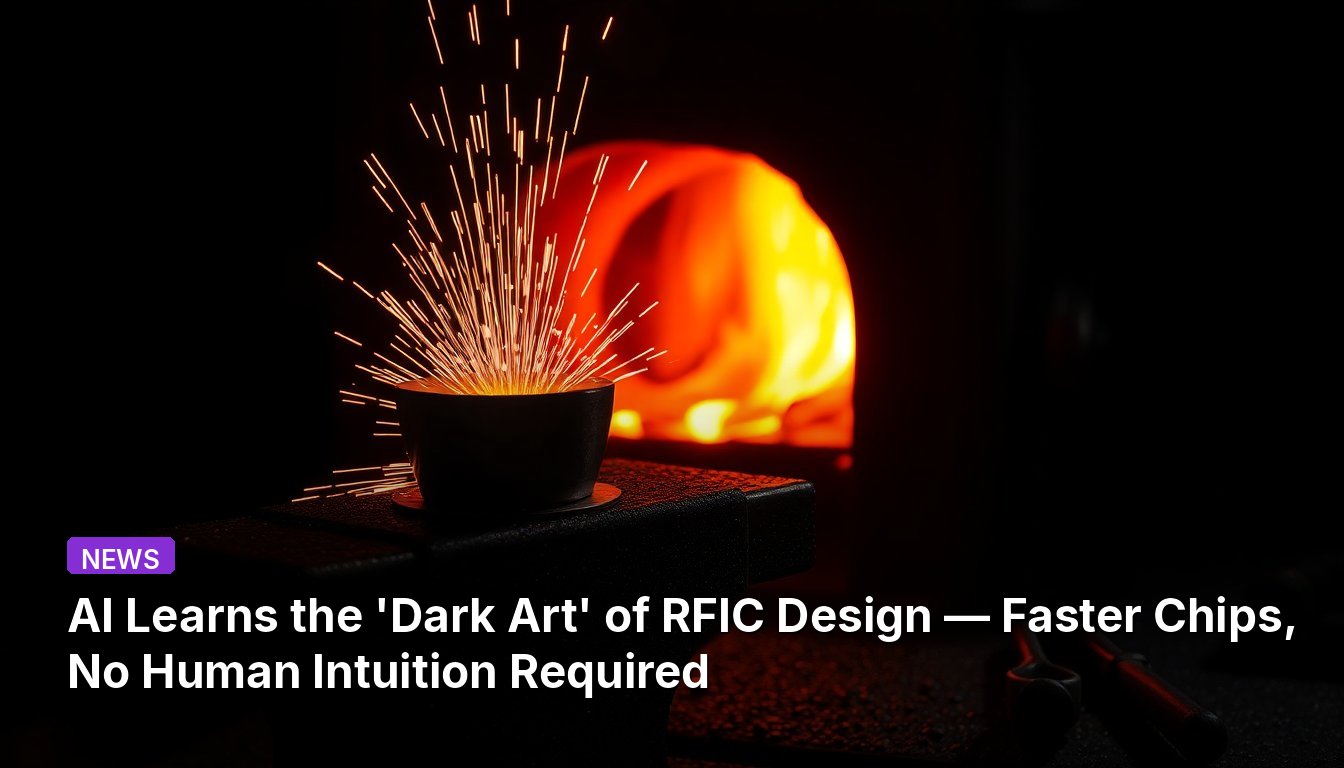 IA Aprende a 'Arte Negra' do Design de RFIC — Chips Mais Rápidos, Sem Intuição Humana Necessária