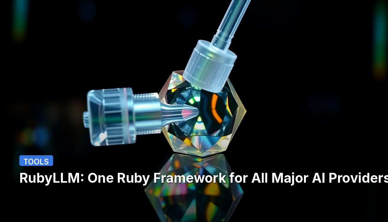 RubyLLM: 모든 주요 AI 제공업체를 위한 하나의 Ruby 프레임워크
