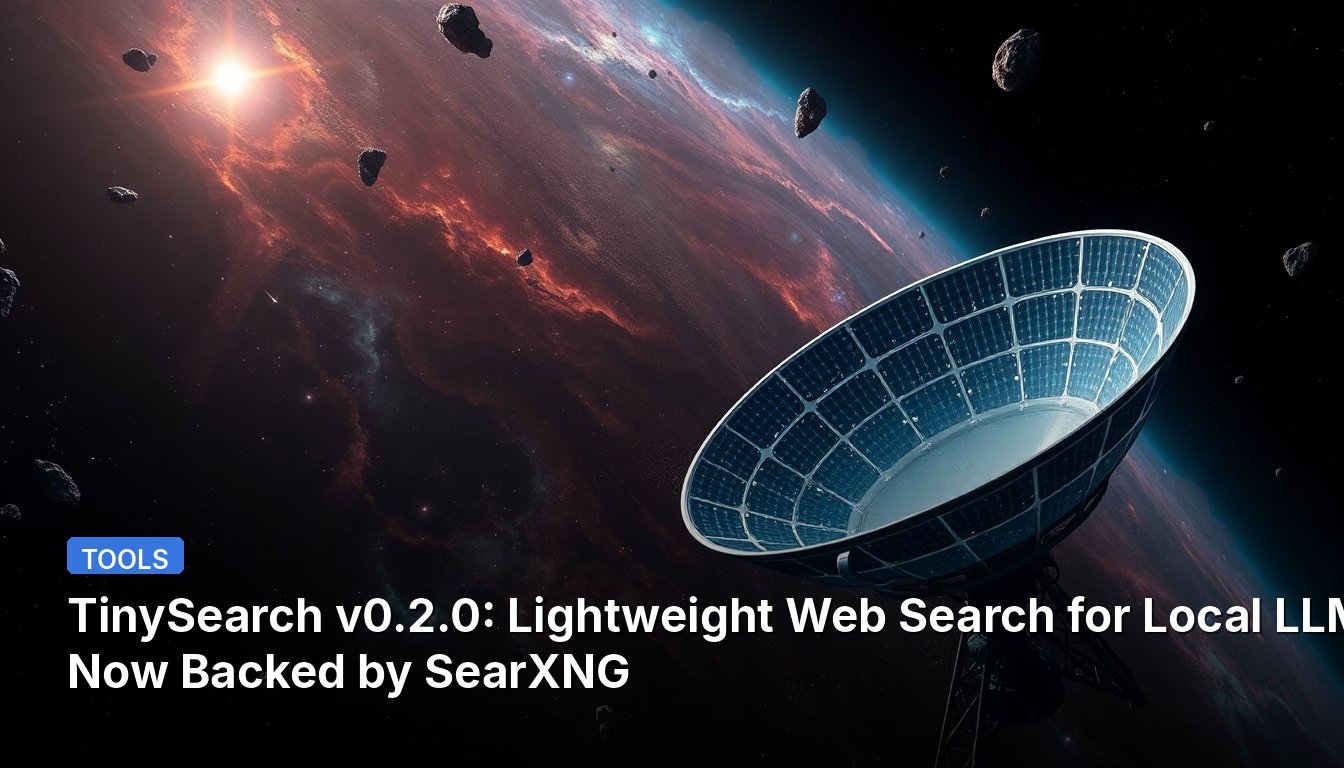 TinySearch v0.2.0: Pesquisa Web Leve para LLMs Locais Agora com Suporte do SearXNG