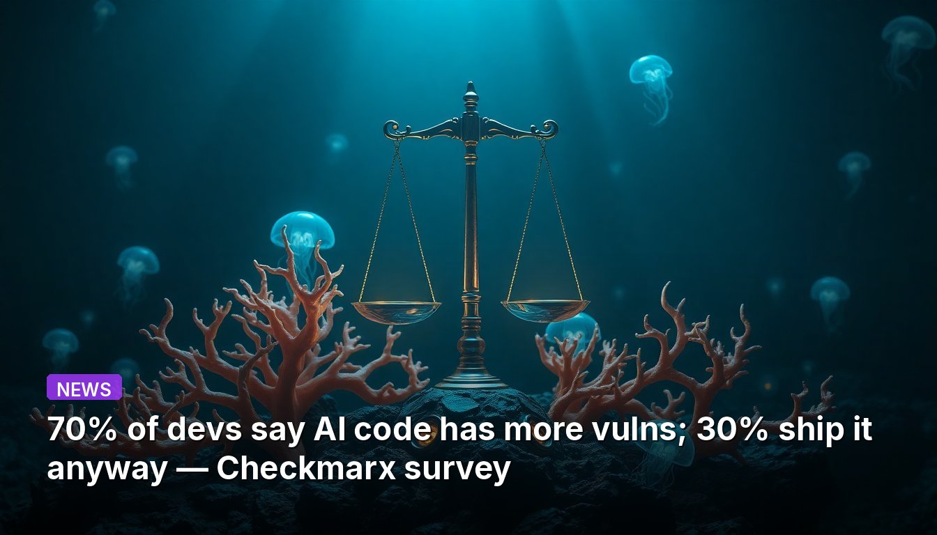 El 70% de los desarrolladores dice que el código de IA tiene más vulnerabilidades; el 30% lo envía de todos modos — Encuesta de Checkmarx