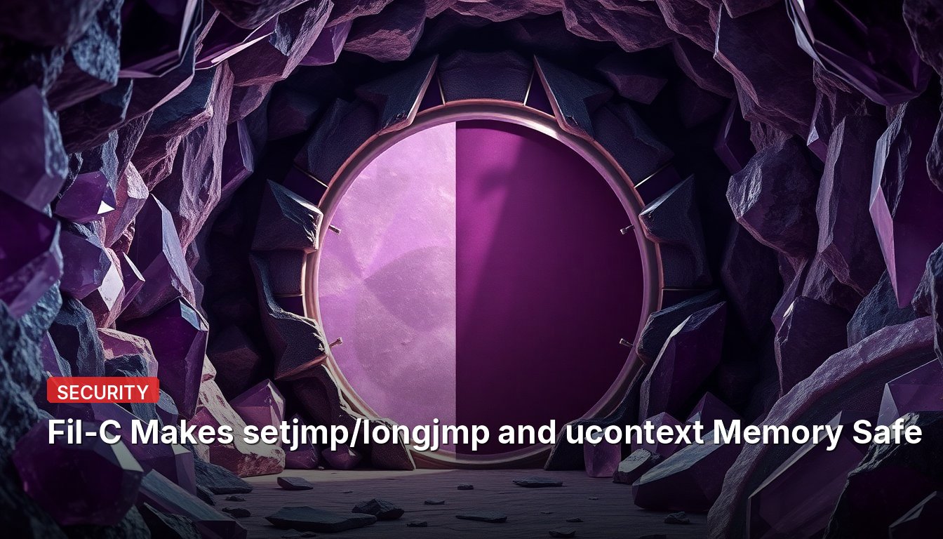 Fil-C가 setjmp/longjmp와 ucontext를 메모리 안전하게 만듦