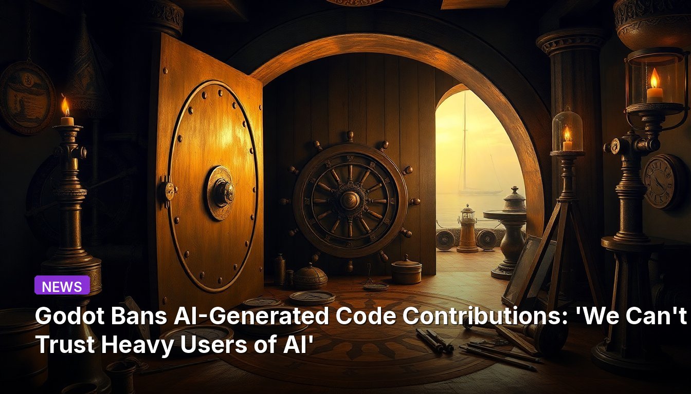 Godot、AI生成コードの寄稿を禁止：「AIのヘビーユーザーは信頼できない」