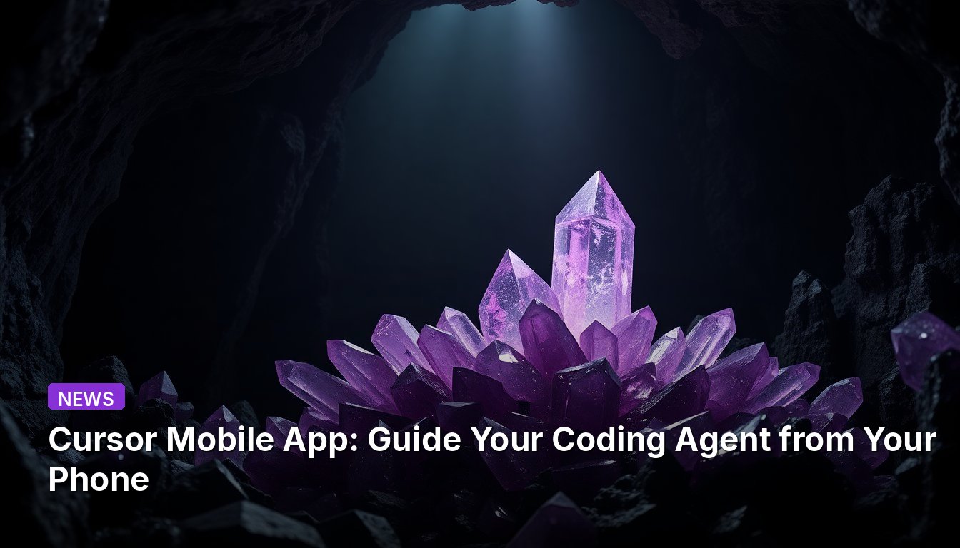 Application mobile Cursor : Guidez votre agent de codage depuis votre téléphone