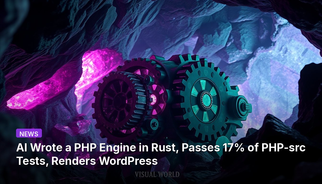 IA escreveu um motor PHP em Rust, passa 17% dos testes do PHP-src, renderiza WordPress