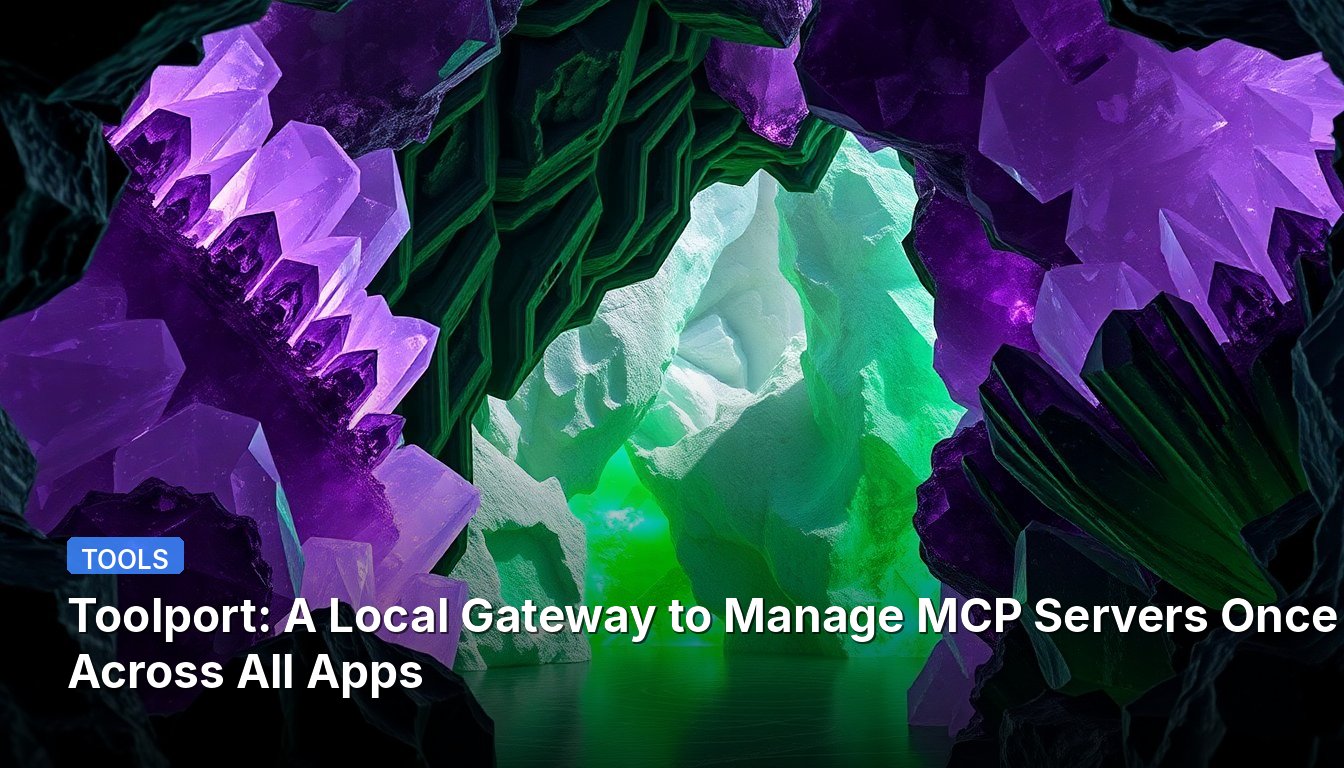Toolport: Una puerta de enlace local para gestionar servidores MCP una vez en todas las aplicaciones
