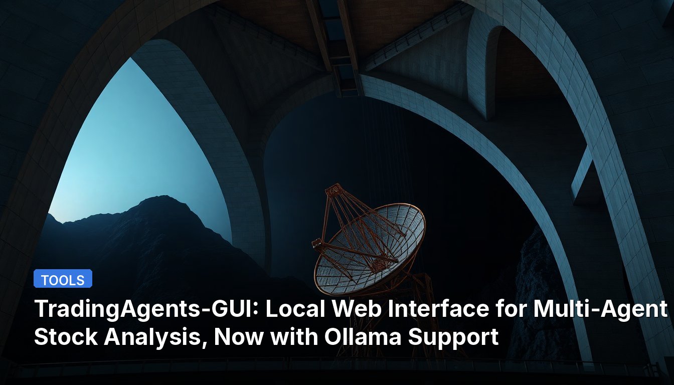 TradingAgents-GUI: Локальный веб-интерфейс для многолетнего анализа акций с поддержкой Ollama