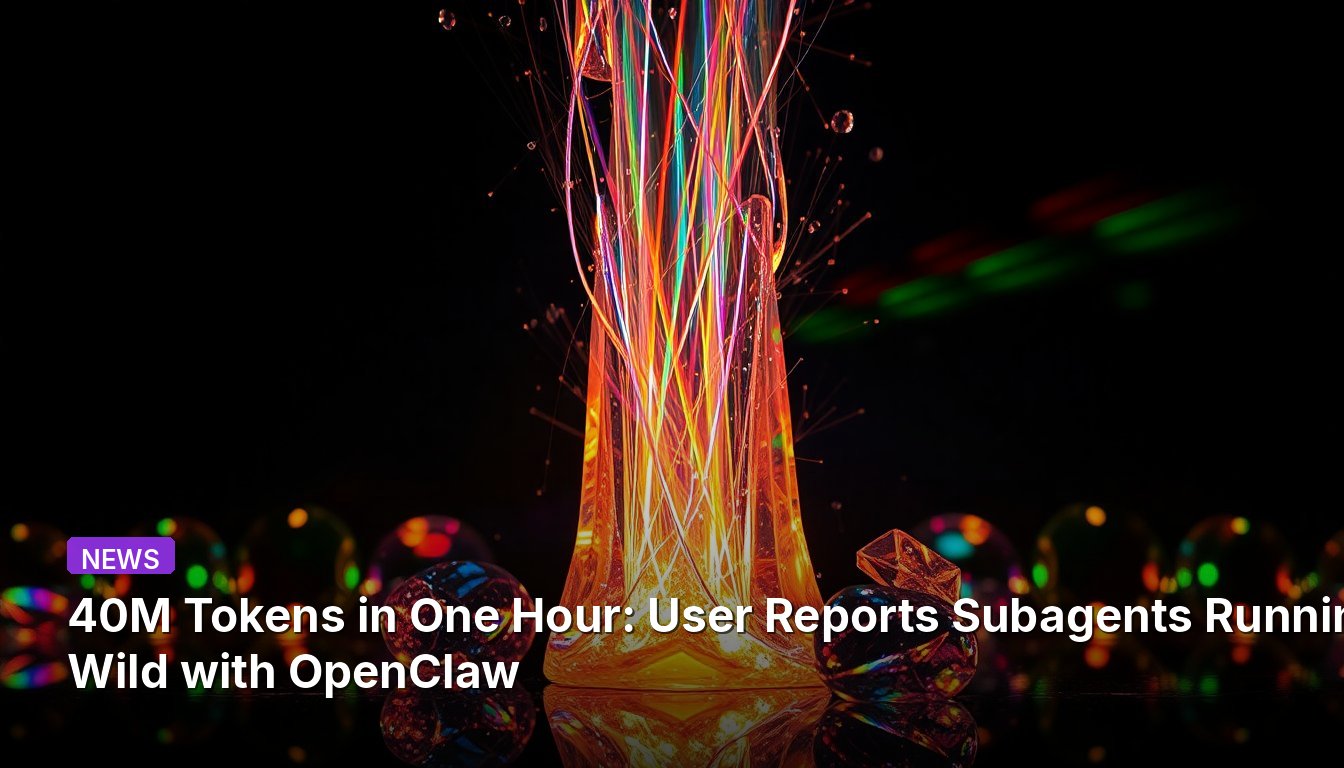 40M tokens en una hora: usuarios reportan que los subagentes se descontrolan con OpenClaw