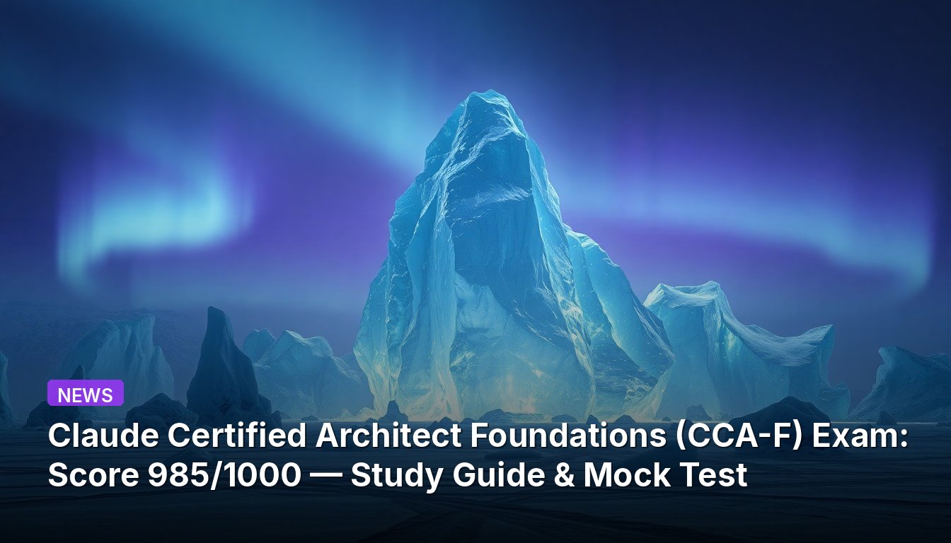 Сертифицированный архитектор Claude Foundations (CCA-F) Экзамен: Результат 985/1000 — Руководство по подготовке и тренировочный тест