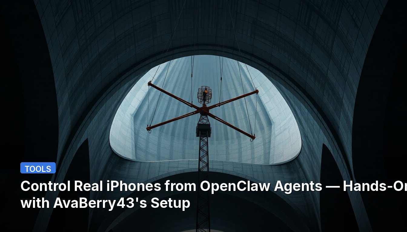 Steuere echte iPhones über OpenClaw Agenten – Praxis mit AvaBerry43s Aufbau