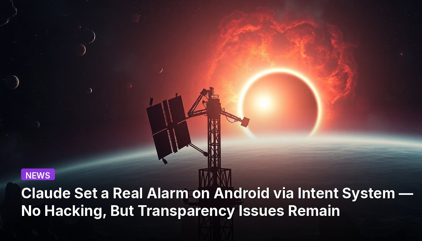 Claude estableció una alarma real en Android mediante el sistema de Intent — Sin hackeos, pero persisten problemas de transparencia