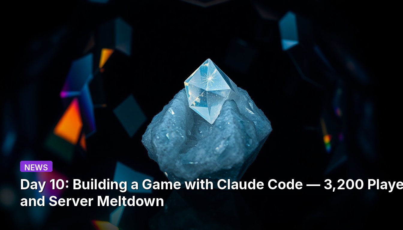 День 10: Создание игры с Claude Code — 3 200 игроков и крах сервера