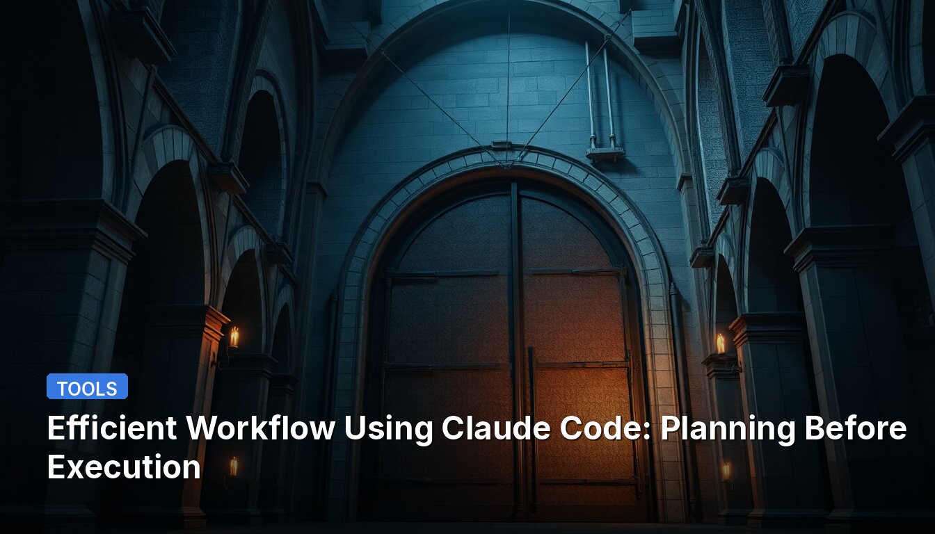 Efficient Workflow Using Claude Code: Planning Before Execution