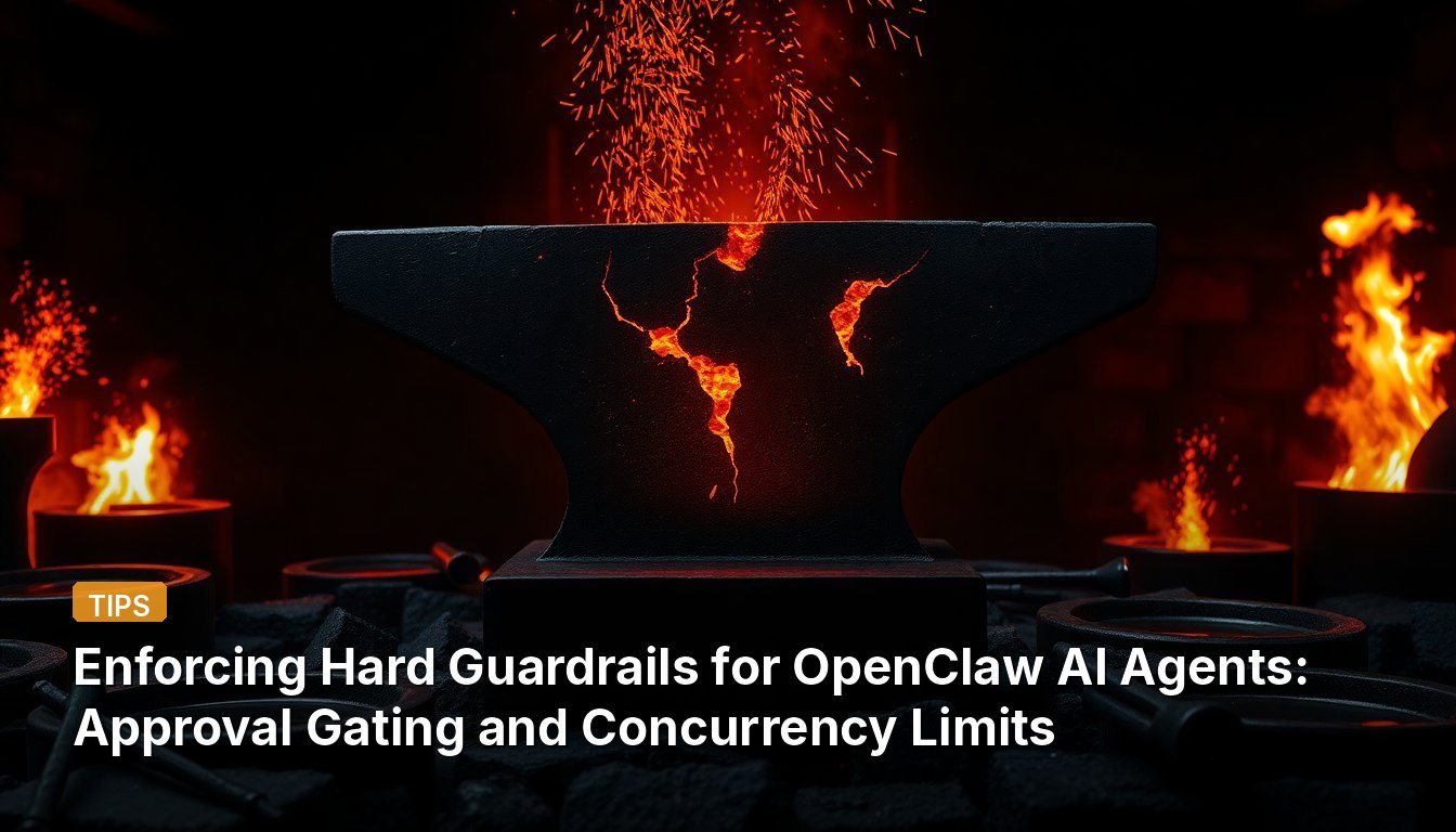 Durchsetzung harter Leitplanken für OpenClaw-KI-Agenten: Genehmigungs-Gating und Nebenläufigkeitsgrenzen