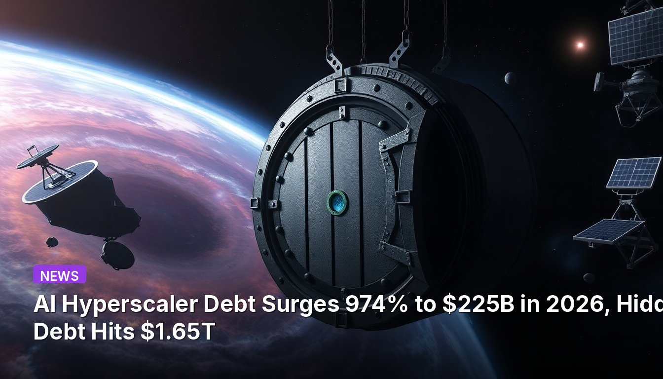 AI Hyperscaler Debt Surges 974% to $225B in 2026, Hidden Debt Hits $1.65T