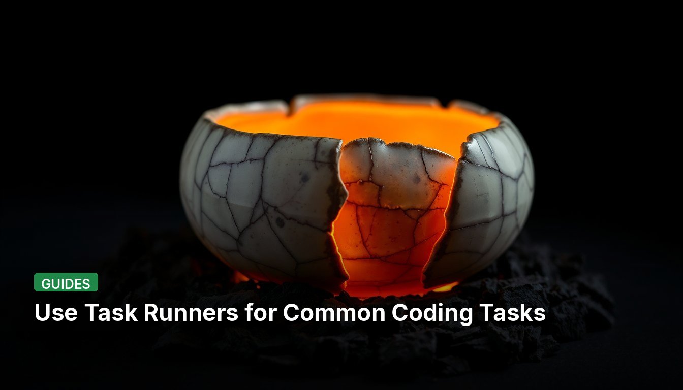 Use Task Runners for Common Coding Tasks