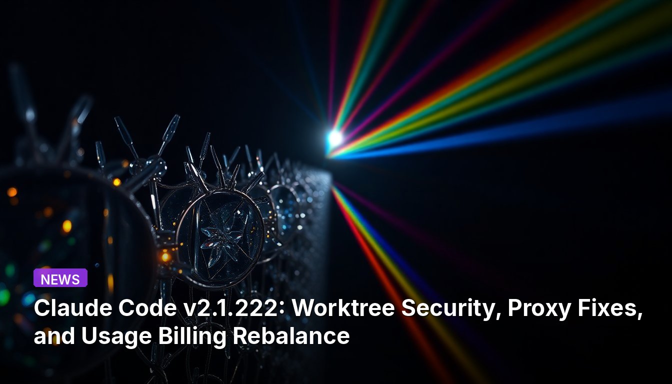 Claude Code v2.1.222: Worktree Security, Proxy Fixes, and Usage Billing Rebalance