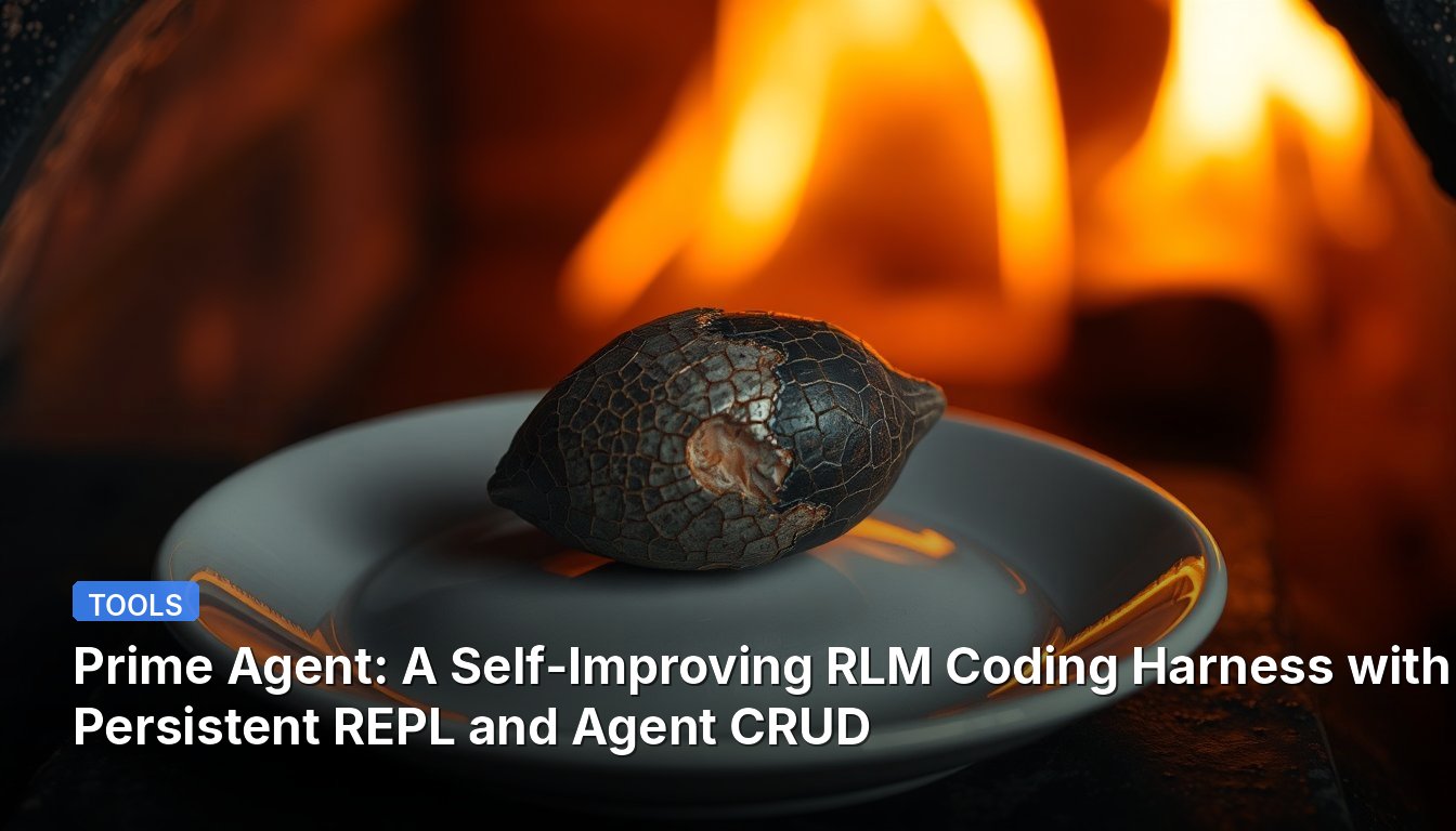 Prime Agent: Ein selbstverbesserndes RLM-Coding-Harness mit persistentem REPL und Agent-CRUD