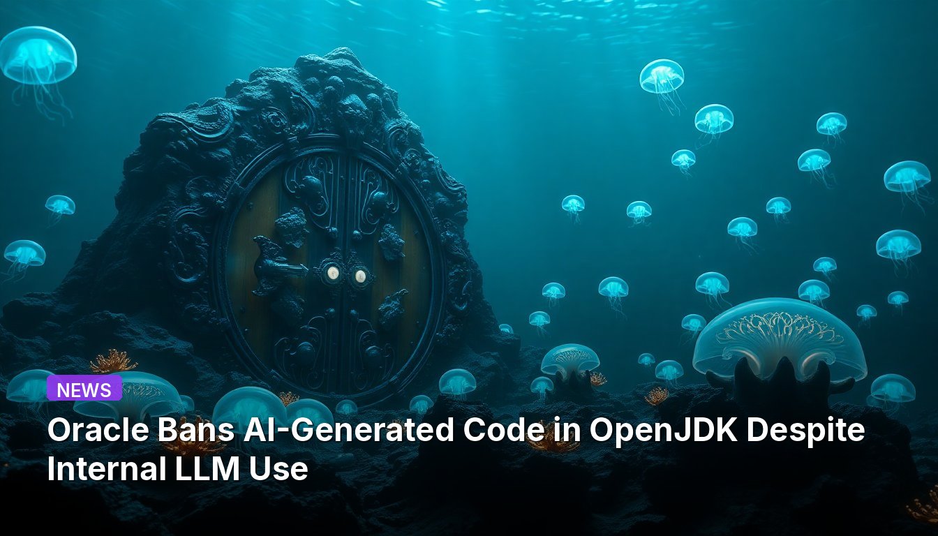 Oracle proíbe código gerado por IA no OpenJDK apesar do uso interno de LLM