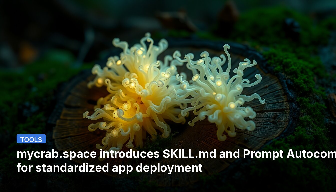 mycrab.space introduces SKILL.md and Prompt Autocomposer for standardized app deployment