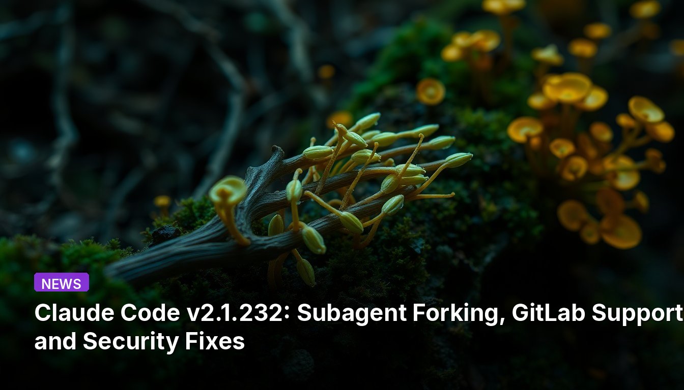 Claude Code v2.1.232 : Fork des sous-agents, prise en charge de GitLab et correctifs de sécurité