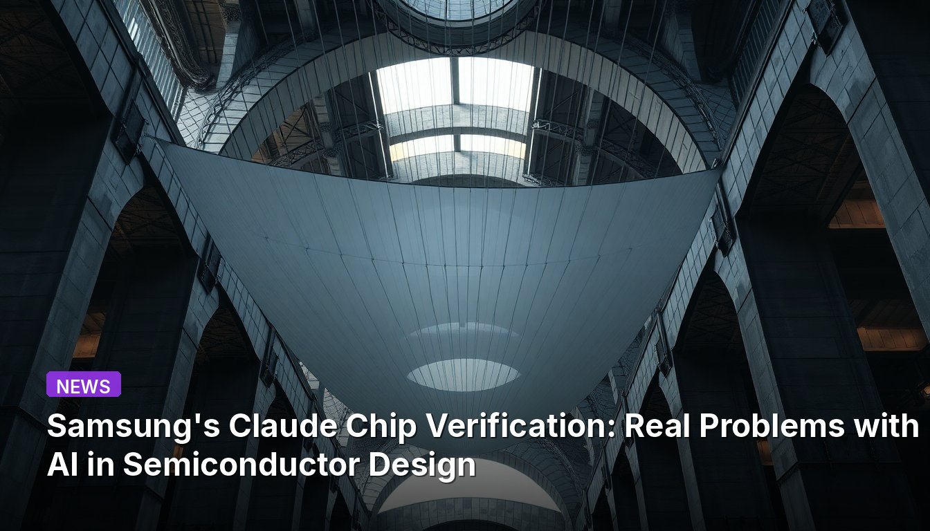 Verificação do Chip Claude da Samsung: Problemas Reais com IA no Design de Semicondutores
