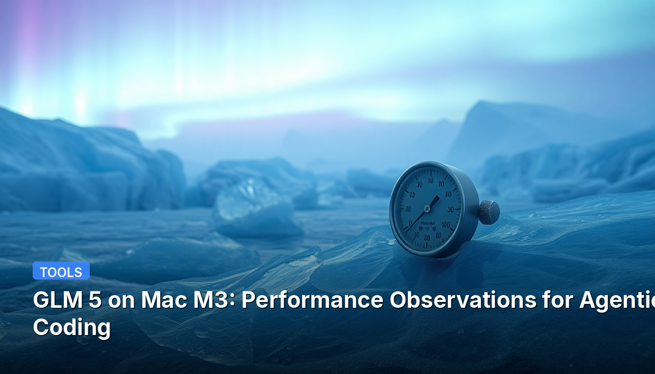 GLM 5 sur Mac M3 : Observations de performance pour le codage agentique