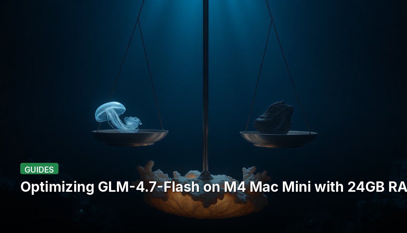 Optimierung von GLM-4.7-Flash auf dem M4 Mac Mini mit 24 GB RAM