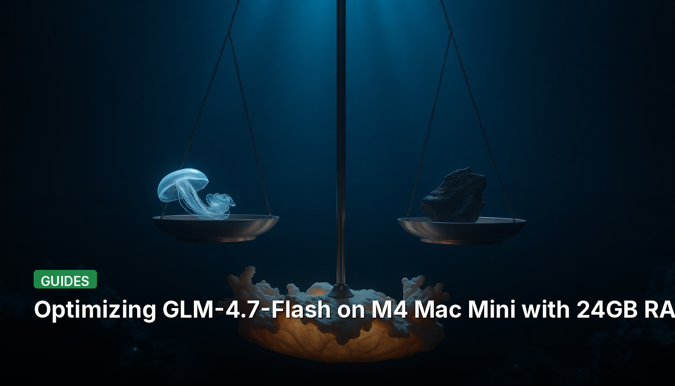 24GB RAM M4 Mac Mini에서 GLM-4.7-Flash 최적화하기