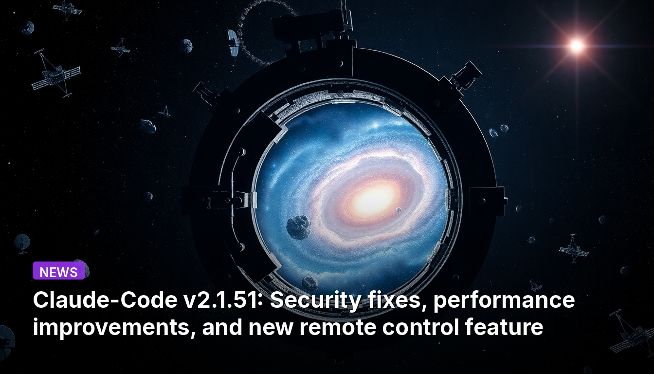 Claude-Code v2.1.51: Security fixes, performance improvements, and new remote control feature