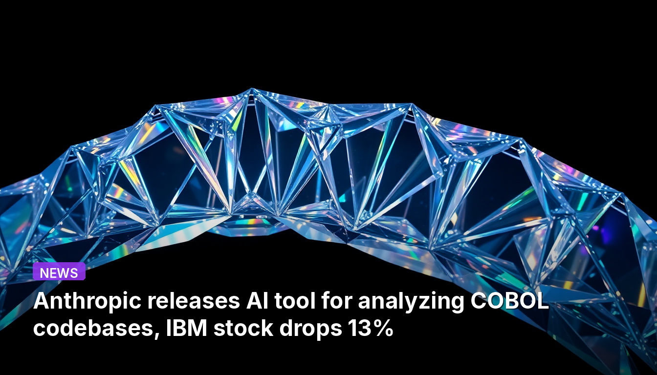 Anthropic publie un outil d'IA pour analyser les bases de code COBOL, l'action IBM chute de 13 %.
