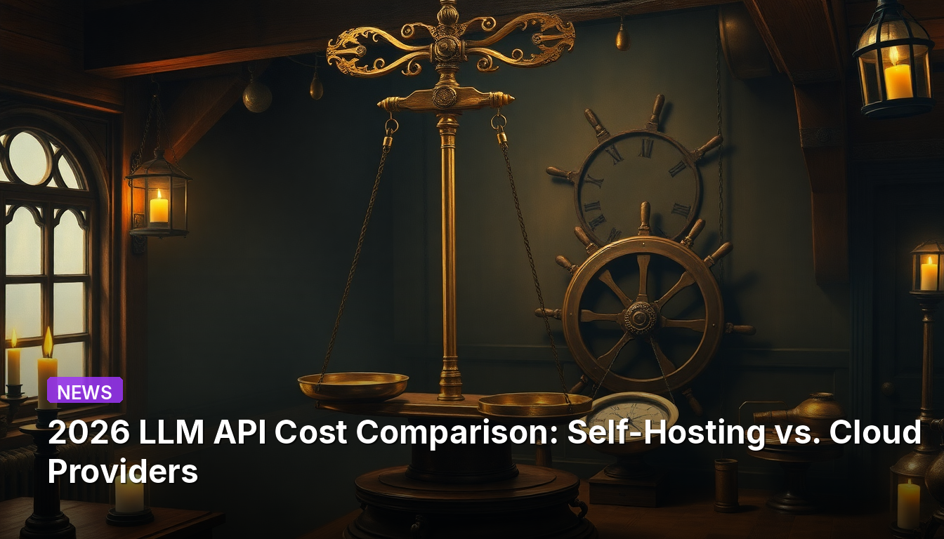 2026년 LLM API 비용 비교: 자체 호스팅 vs. 클라우드 제공업체