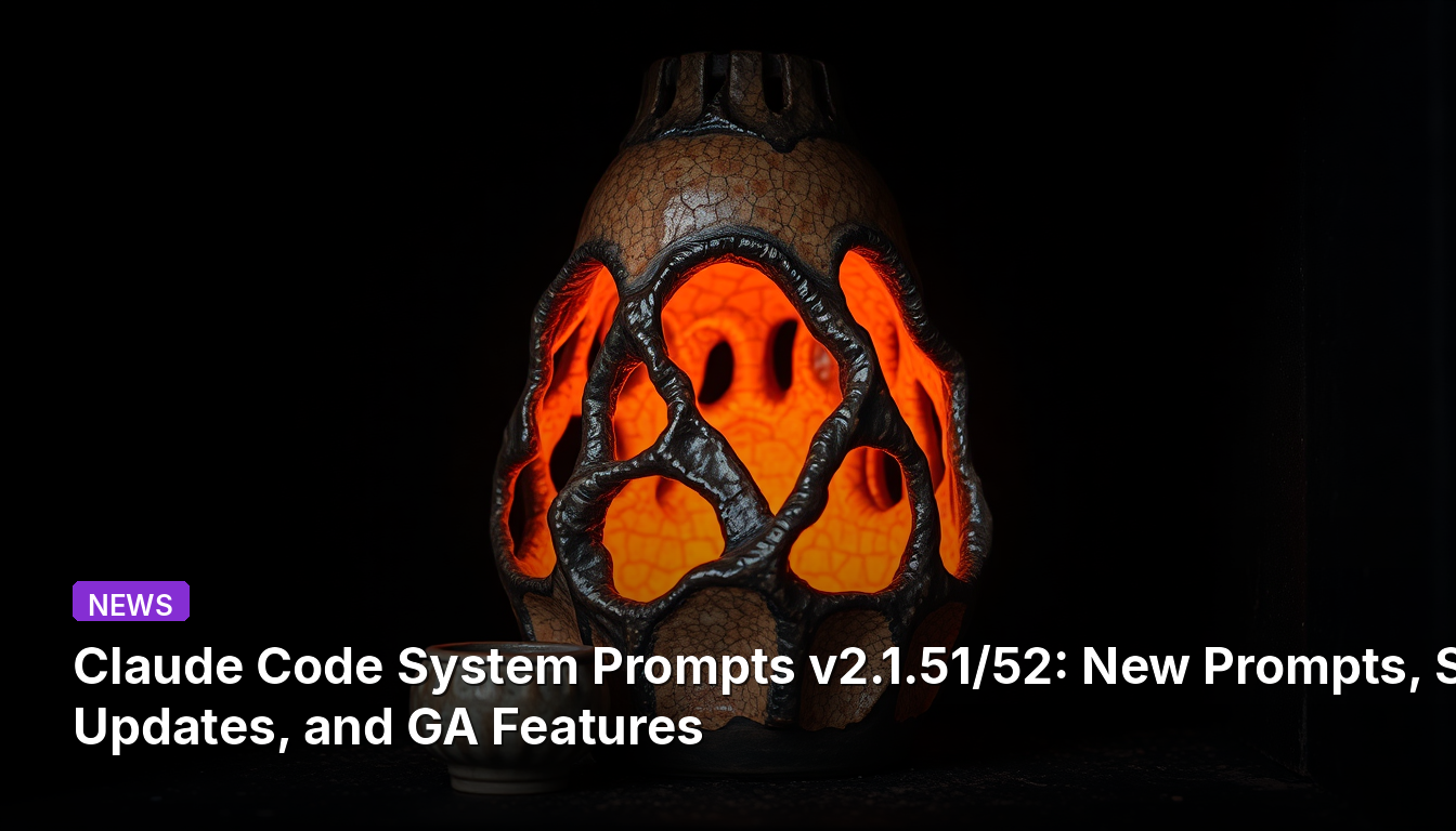 Claude Code System Prompts v2.1.51/52: Neue Prompts, SDK-Updates und GA-Funktionen