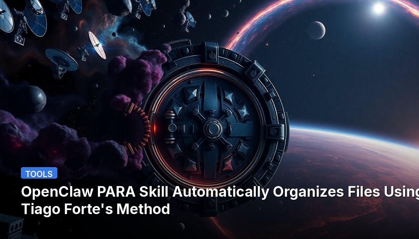 OpenClaw PARA Habilidad Organiza Automáticamente Archivos Usando el Método de Tiago Forte.