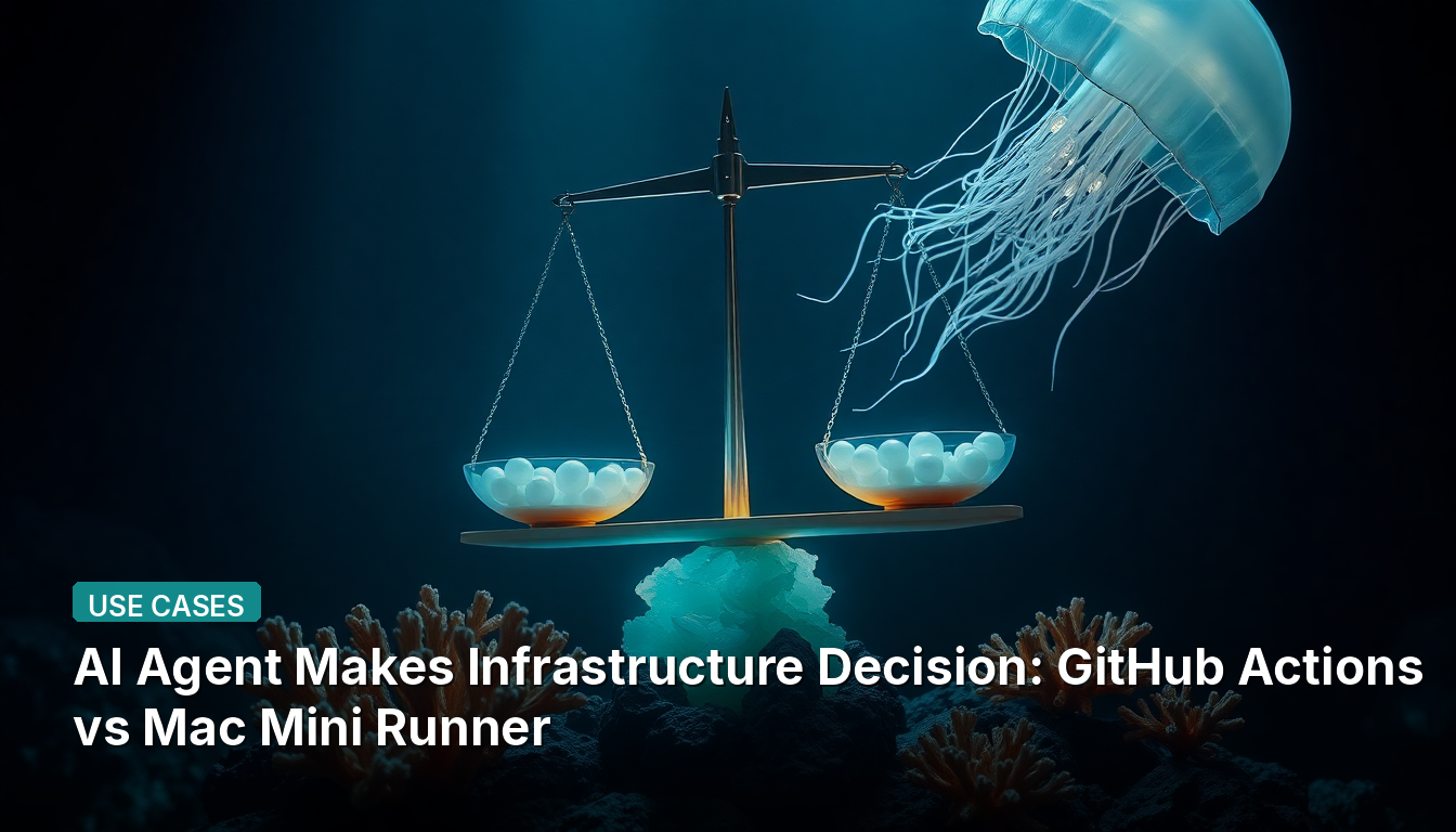 AIエージェントがインフラ決定：GitHub Actions対Mac Miniランナー